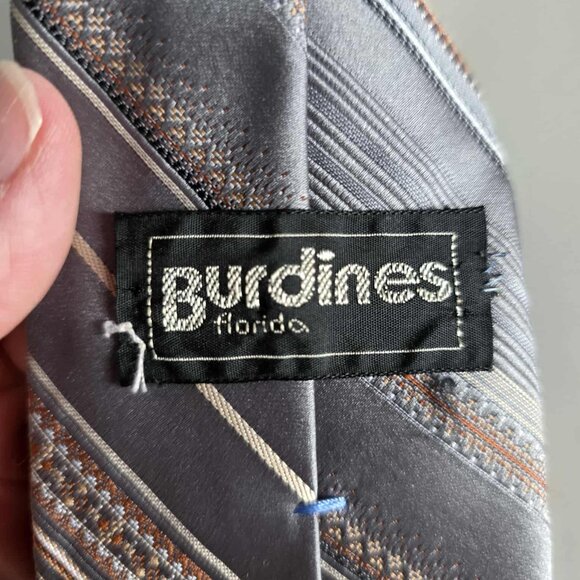 EUC Burdines Classic Vintage Tie - Picture 3 of 5